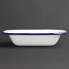 Olympia Enamel Rectangular Pie Dish - 180x130x40mm 7x5 1/4x2" (Box 6)