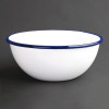 Olympia Enamel Bowl White - 155mm 5 1/2" (Box 6)