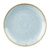 Churchill Stonecast Soft Coupe Plate Duck Egg - 288mm 11" (Box 12) (Direct)