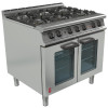 Falcon Dominator Plus 6 Burner Range with Electric Fan-Assisted Oven LPG(Direct)