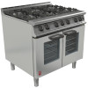 Falcon Dominator Plus6 Burner Range with Gas Fan-Assisted Oven LPG (Direct)