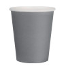 Fiesta Hot Cups Single Wall Charcoal - 228ml (8oz) (Box 1000)