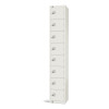 300mm Deep Locker 8 Door Camlock White (Direct)