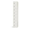 300mm Deep Locker 8 Door (Coin Return) White (Direct)