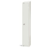 450mm Deep Locker 1 Door (Electronic Lock) White with Sloping Top (Direct)