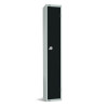 300mm Deep Locker 1 Door (Electronic Lock) Black - 1800x300x300mm (Direct)