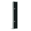 300mm Deep Locker 2 Door (Electronic Lock) Black - 1800x300x300mm (Direct)