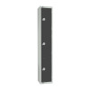 300mm Deep Locker 3 Door Combi Lock) Graphite Grey - 1800x300x300mm (Direct)