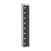 300mm Deep Locker 8 Door Combi Lock) Graphite Grey1950x300mm Sloping Top(Direct)