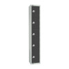 450mm Deep Locker 5 Door Combi Lock) Graphite Grey - 1800x300x450mm (Direct)