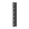 450mm Deep Locker 6 Door Combi Lock) Graphite Grey - 1800x300x450mm (Direct)