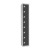 450mm Deep Locker 8 Door Camlock Graphite Grey - 1800x300x450mm (Direct)