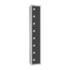450mm Deep Locker 8 Door Padlock Graphite Grey - 1800x300x450mm (Direct)