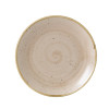 Churchill Stonecast Nutmeg Cream Evolve Coupe Plate - 6 1/2" (Box 12) (Direct)