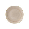 Churchill Stonecast Nutmeg Cream Round Trace Plate - 10 3/8" (Box 12) (Direct)