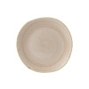 Churchill Stonecast Nutmeg Cream Round Trace Plate - 10 3/8" (Box 12) (Direct)
