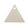 Schneider Triangle Cream Scraper Ivory with Comb - 105x105x 105mm