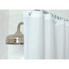 Essentials Plainshower Shower Curtain White - 180x180cm