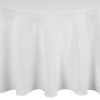 Essentials Occasions (Limetree) Tablecloth White - 305cm Dia