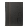 Securit Contemporary Wine Card Black with 2 Inserts A4 - 8 Page
