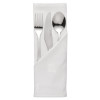 Luxury Luxor Napkin White - 55x55cm (Pack 10)