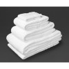 Luxury Savanna Face Cloth White - 33x33cm (PACK OF 10)