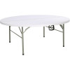 Bolero Centre Folding Table Round - 6ft