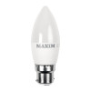 Maxim LED Candle Bayonet Cap (Warm White) - 6watt (40watt) (Pack 10)