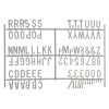 Beaumont Peg Board Letters 3/4" White 540 Characters