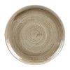 Churchill Stonecast Patina Antique Taupe Coupe Plate324mm 12..75"(Box 6)(Direct)
