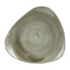 Churchill Stonecast Patina Antique Taupe Triangle Plt311mm 12.25"(Box6)(Direct)