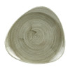 Churchill Stonecast Patina Antique Taupe Triangle Plt192mm 7.75"(Box12)(Direct)