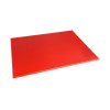 Hygiplas High Density Chopping Board Red - 600x450x12mm 23.5x17.75x0.5"