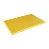 Hygiplas High Density Chopping Board Yellow - 18x12x1"