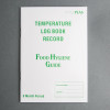 Temperature /record log book - 6 month period - per each