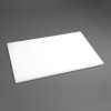 Hygiplas Low Density Chopping Board White - 450x300x12mm 17.75x12x0.5"