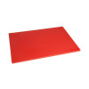 Hygiplas Low Density Chopping Board Red - 450x300x12mm 17.75x12x0.5"