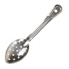 UTENSIL - Spoon / Vogue s/steel hook handle perforated serving spoon- 11" long- PER EACH