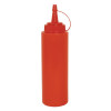 Sauce / PLASTIC SQUEEZE BOTTLE - RED - 8oz - per each