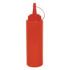 Sauce / PLASTIC SQUEEZE BOTTLE - RED - 8oz - per each
