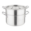 Vogue Double Boiler No Spout (incl Lid) - 4Ltr