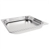 Vogue Stainless Steel Gastronorm Pan 2/3rd size 40mm deep 3.5ltr capacity