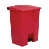 Rubbermaid Step-On Container Red 68Ltr