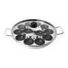 Vogue Egg Poacher Aluminium - 12 Egg 14"Dia