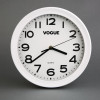 Vogue White Kitchen Clock