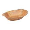 Oval Woven Wooden Bowl - 12x9"