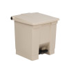 Rubbermaid Step-On Container 30.5Ltr Beige