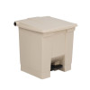 Rubbermaid Step-On Container 30.5Ltr Beige