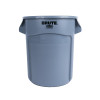 Rubbermaid Round Brute Container Grey - 75Ltr