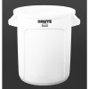 Rubbermaid Round Brute Container White - 37.9Ltr